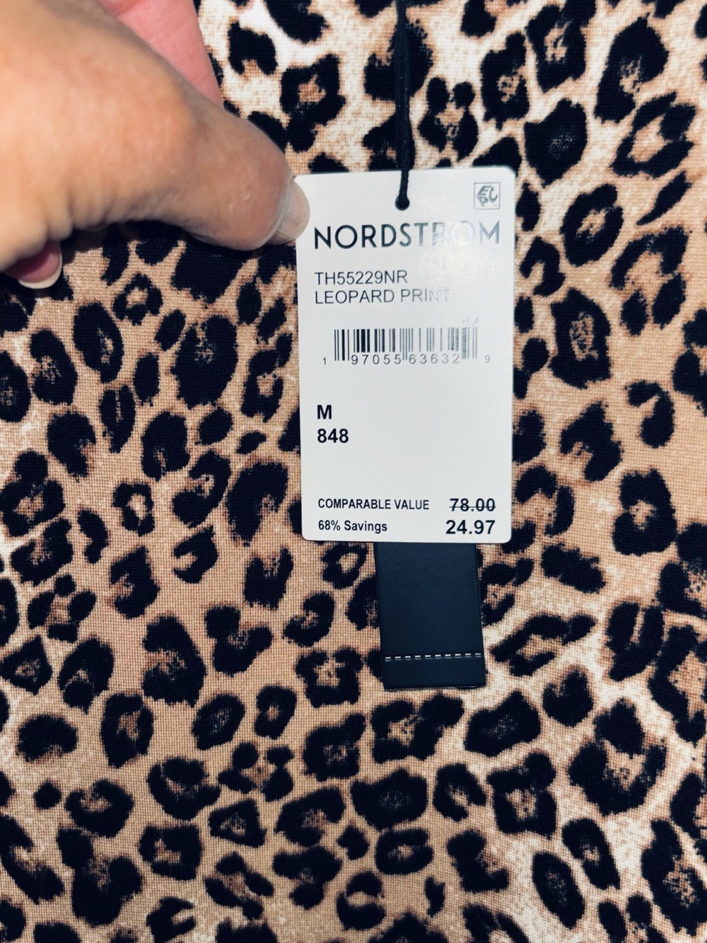 Leopard Print fitted skirt- Brown & Black